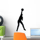 Volley Ball Silhouette Wall Decal