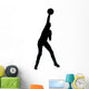 Volley Ball Silhouette Wall Decal