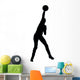 Volley Ball Silhouette Wall Decal