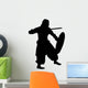 Historical Warrior Silhouette Wall Decal