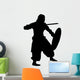Historical Warrior Silhouette Wall Decal