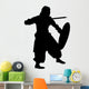 Historical Warrior Silhouette Wall Decal