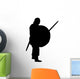 Historical Warrior Silhouette Wall Decal