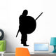 Historical Warrior Silhouette Wall Decal