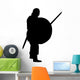 Historical Warrior Silhouette Wall Decal