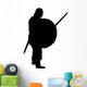Historical Warrior Silhouette Wall Decal