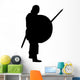 Historical Warrior Silhouette Wall Decal