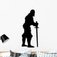 Historical Warrior Silhouette Wall Decal