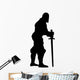 Historical Warrior Silhouette Wall Decal