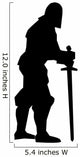 Historical Warrior Silhouette Wall Decal