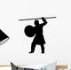 Historical Warrior Silhouette Wall Decal