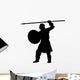 Historical Warrior Silhouette Wall Decal