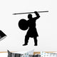 Historical Warrior Silhouette Wall Decal