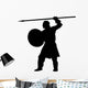 Historical Warrior Silhouette Wall Decal