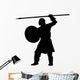 Historical Warrior Silhouette Wall Decal