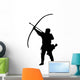 Historical Warrior Silhouette Wall Decal