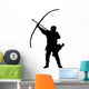 Historical Warrior Silhouette Wall Decal