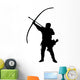 Historical Warrior Silhouette Wall Decal