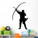 Historical Warrior Silhouette Wall Decal
