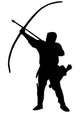 Historical Warrior Silhouette Wall Decal