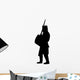Historical Warrior Silhouette Wall Decal