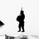 Historical Warrior Silhouette Wall Decal