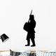 Historical Warrior Silhouette Wall Decal