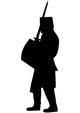 Historical Warrior Silhouette Wall Decal