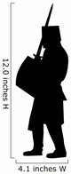 Historical Warrior Silhouette Wall Decal