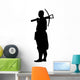Historical Warrior Silhouette Wall Decal