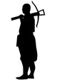 Historical Warrior Silhouette Wall Decal