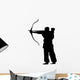 Historical Warrior Silhouette Wall Decal