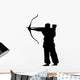 Historical Warrior Silhouette Wall Decal