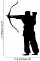 Historical Warrior Silhouette Wall Decal