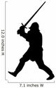 Historical Warrior Silhouette Wall Decal