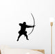 Historical Warrior Silhouette Wall Decal