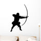 Historical Warrior Silhouette Wall Decal