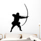 Historical Warrior Silhouette Wall Decal