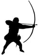 Historical Warrior Silhouette Wall Decal