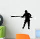 Historical Warrior Silhouette Wall Decal