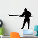 Historical Warrior Silhouette Wall Decal