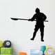 Historical Warrior Silhouette Wall Decal