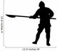 Historical Warrior Silhouette Wall Decal