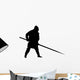 Historical Warrior Silhouette Wall Decal