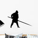 Historical Warrior Silhouette Wall Decal