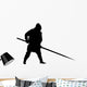 Historical Warrior Silhouette Wall Decal