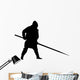 Historical Warrior Silhouette Wall Decal