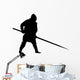 Historical Warrior Silhouette Wall Decal