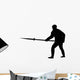 Historical Warrior Silhouette Wall Decal