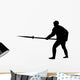 Historical Warrior Silhouette Wall Decal